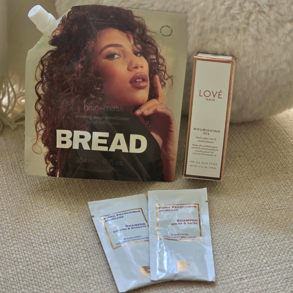 Hair Care  bundle: full size BREAD, LOVE, w/ Fiona Franchimon samples